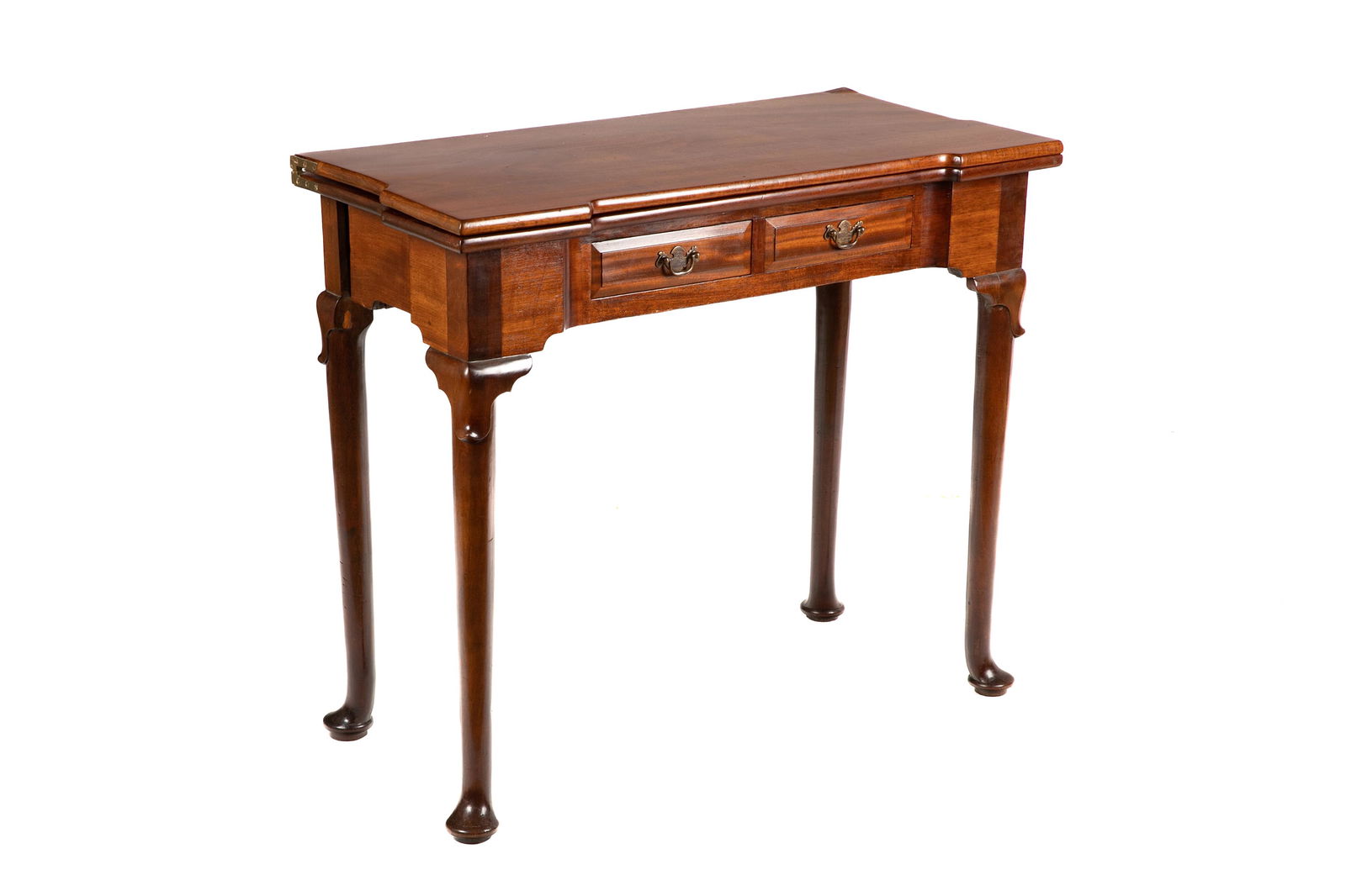 GEORGE II ENGLISH MAHOGANY TEA TABLE (1 of 4)