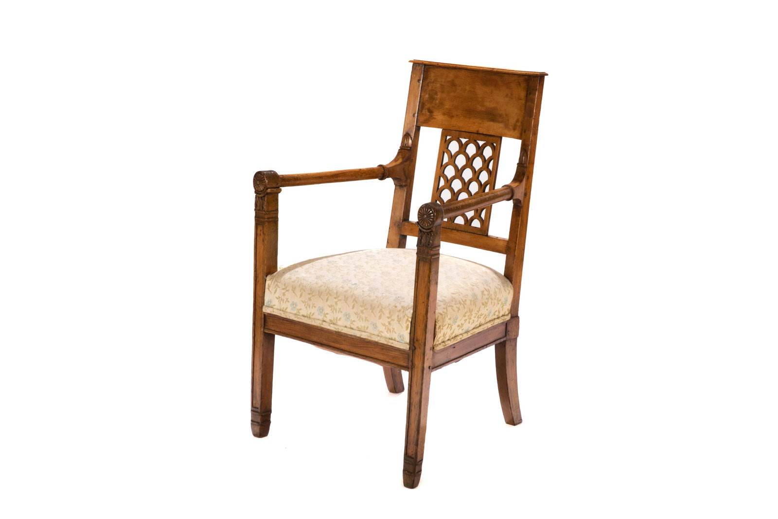 18th C GUSTAVIAN LOW ARMCHAIR (1 of 2)