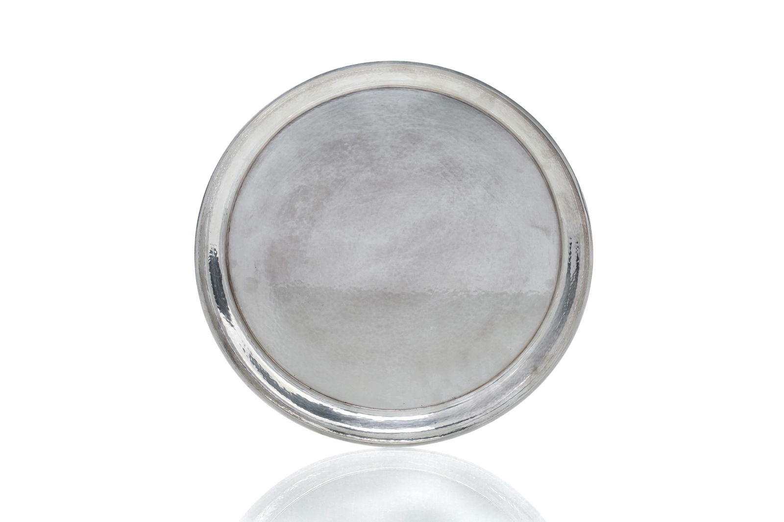 GEORG JENSEN CIRCULAR SALVER TRAY, no. 223 (1 of 2)