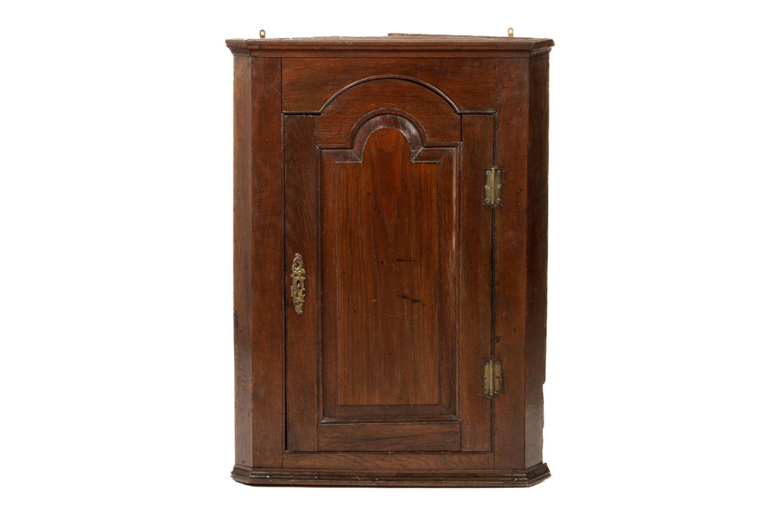 GEORGE III OAK CORNER CUPBOARD (1 of 3)
