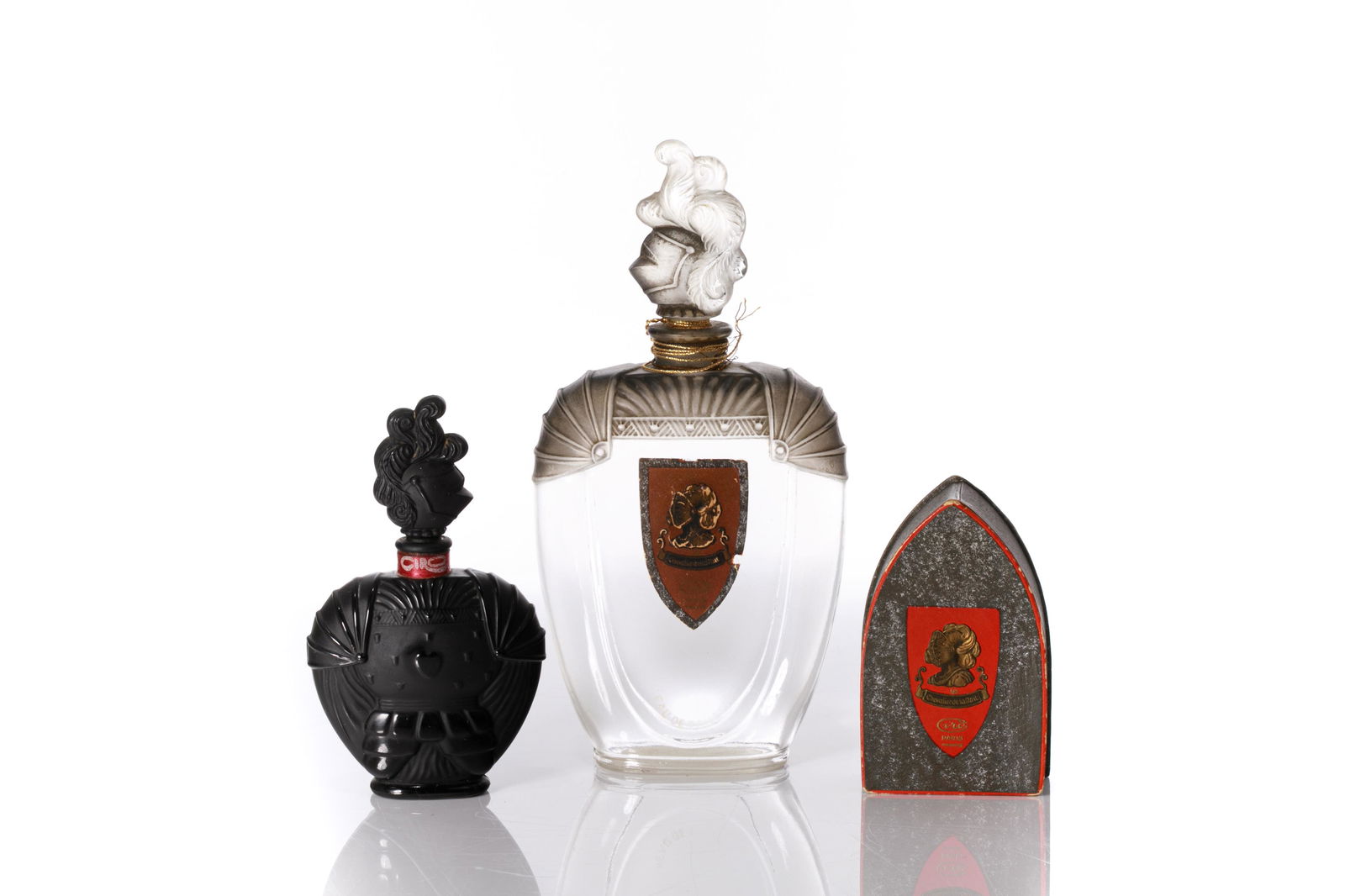 THREE CHEVALIER DE LA NUIT PERFUME BOTTLES (1 of 4)