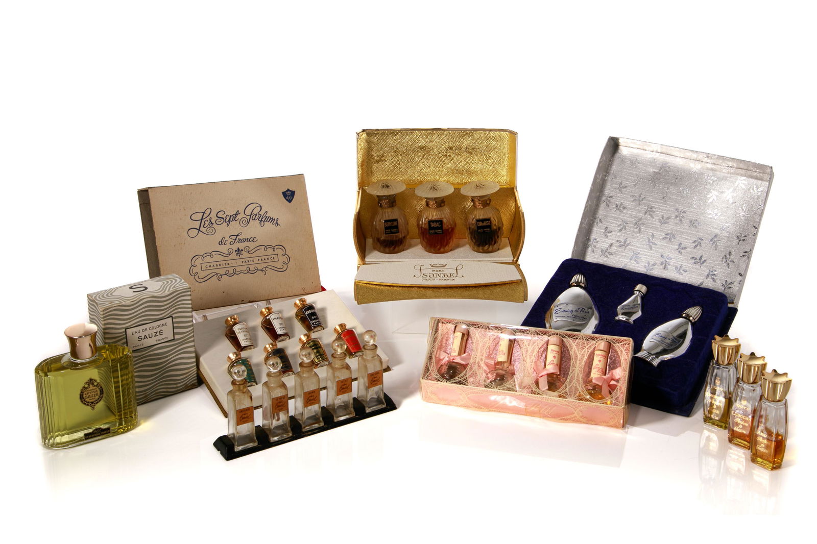 GROUP OF FRENCH SMALL PARFUMS SAMPLES & SETS (1 of 5)