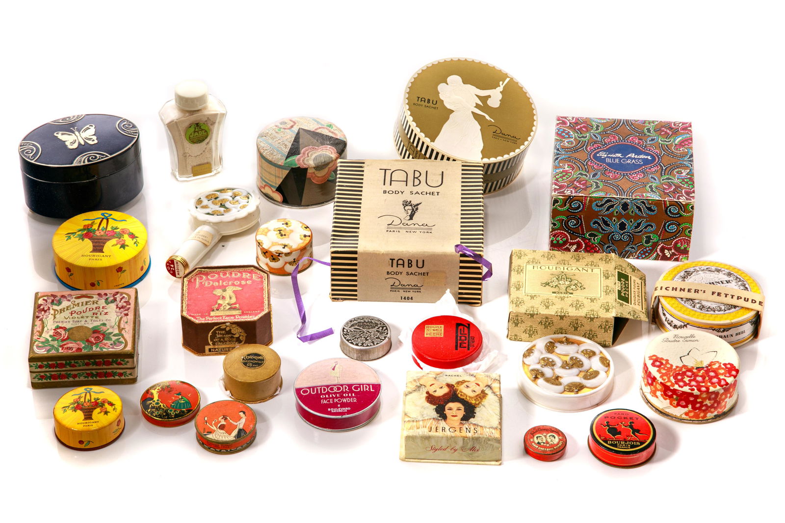 GROUP OF VINTAGE MAKEUP FACE POWDERS (1 of 4)