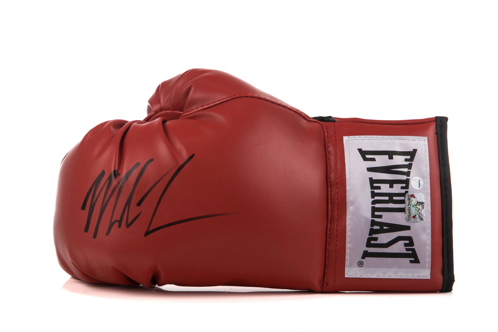 MIKE TYSON AUTOGRAPHED EVERLAST LEFT BOXING GLOVE (1 of 2)