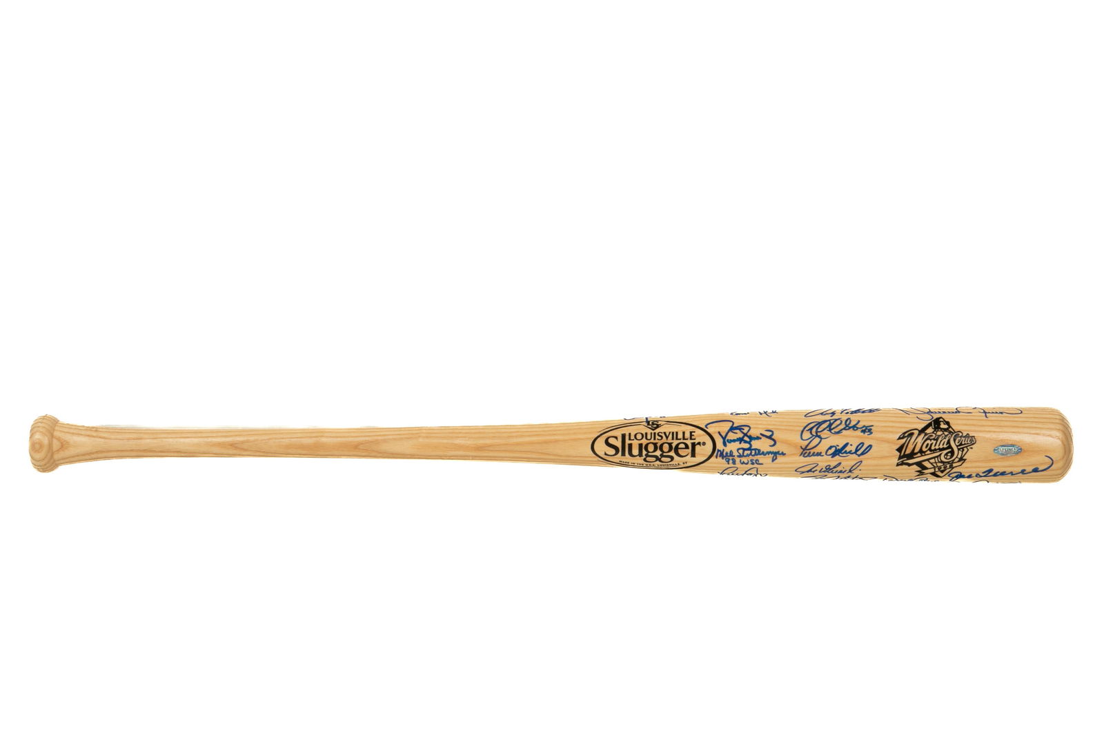 1998 WORLD SERIES MULTI SIGNED BAT (1 of 4)