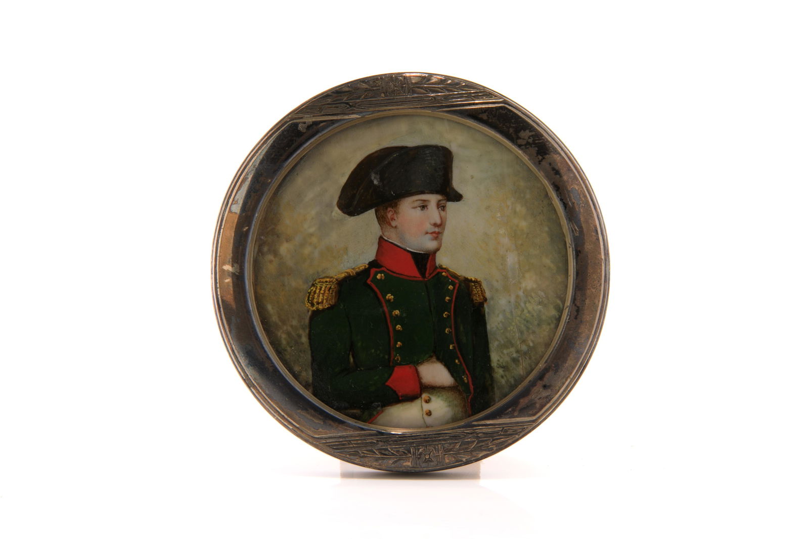 19th C PORTRAIT MINIATURE OF NAPOLEON (1 of 2)