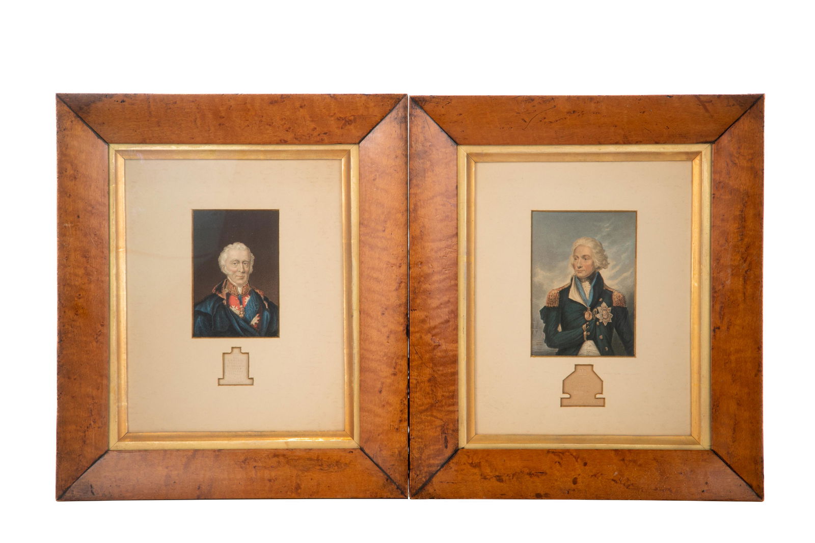 A PAIR OF 19th C ENGLISH MILITARY PORTRAITS (1 of 3)