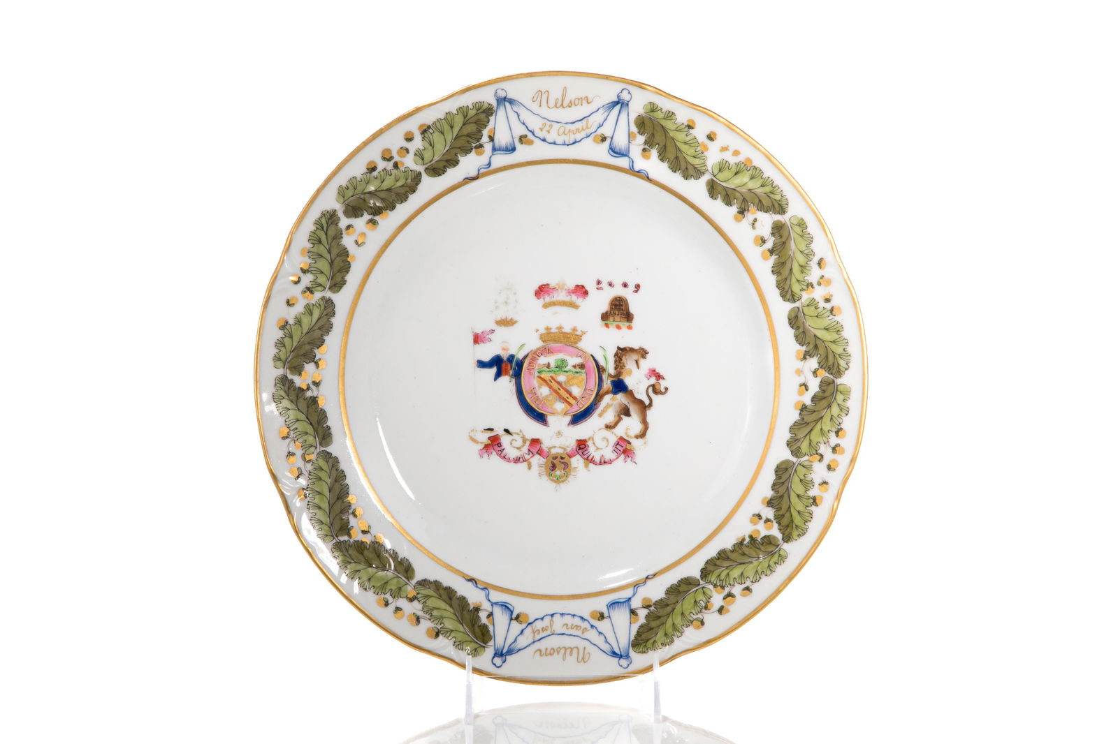 PORCELAIN CHARGER, LORD NELSON BALTIC SERVICE (1 of 3)