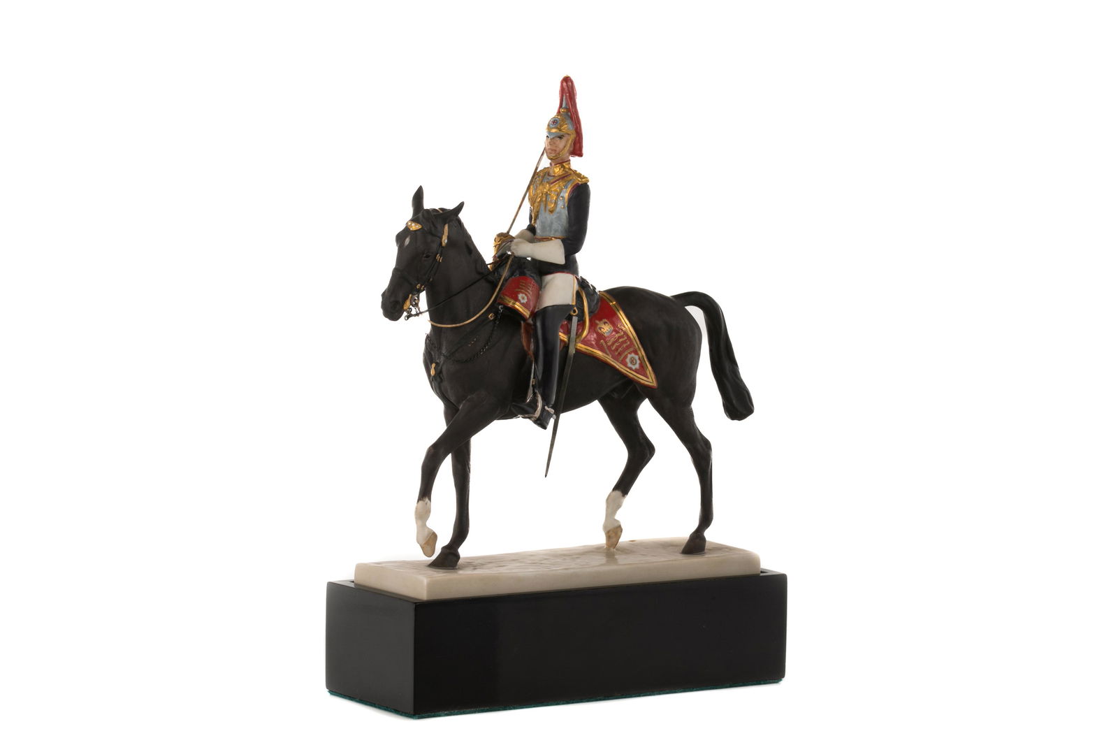 ROYAL WORCESTER PORCELAIN MILITARY FIGURE (1 of 3)