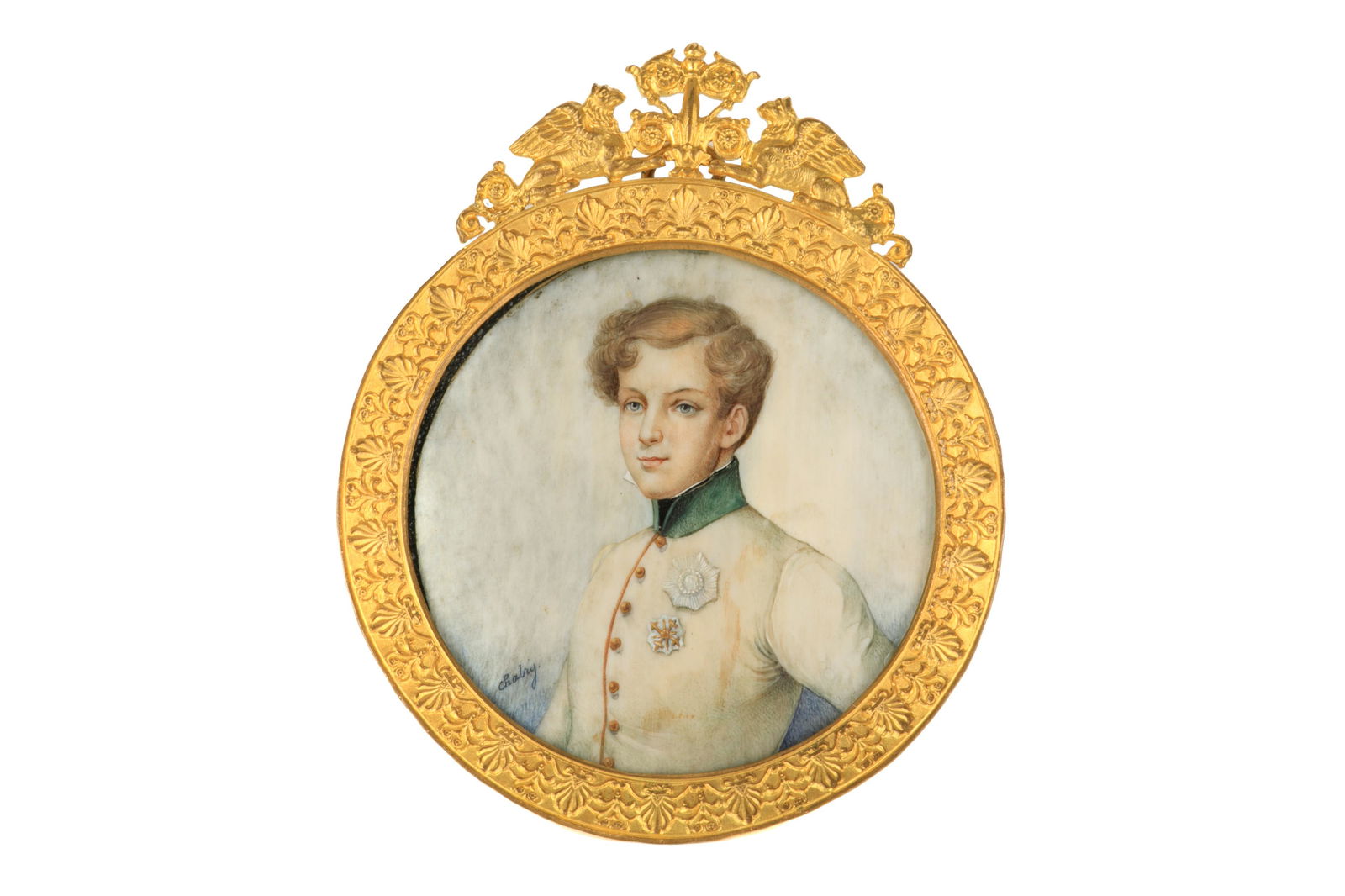 MINIATURE PORTRAIT OF A YOUNG ROYAL (1 of 2)