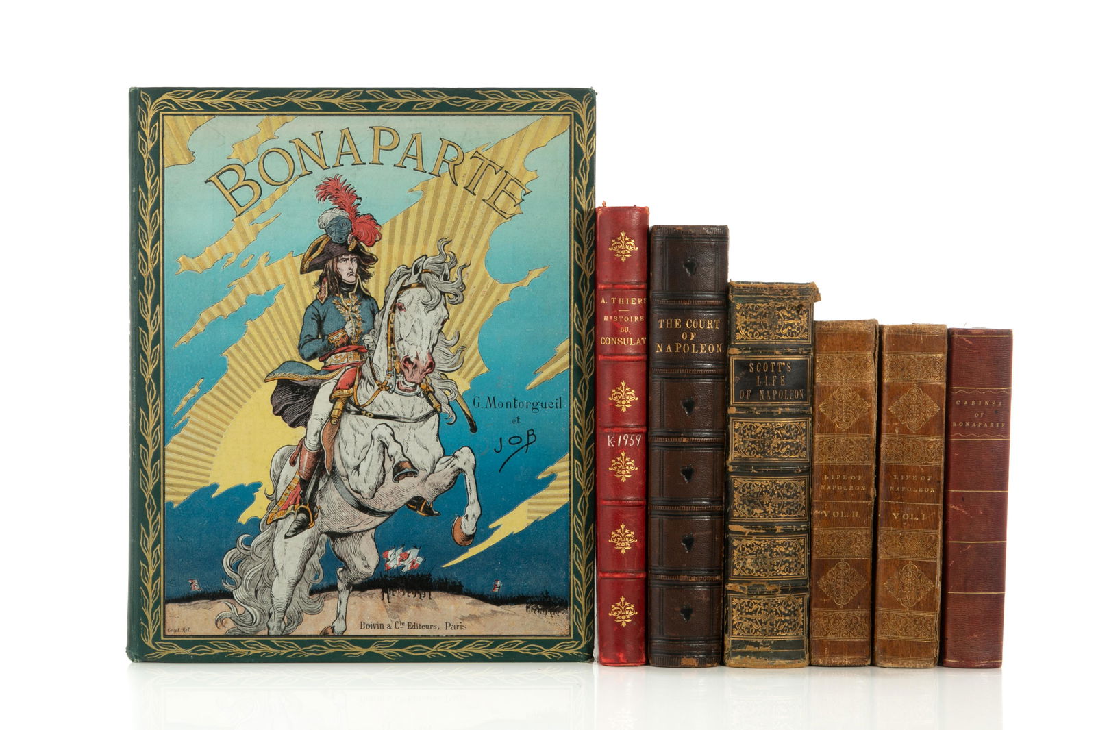 LOT OF BOOKS ON NAPOLEON'S LIFE & REIGN (7 VOLS) (1 of 2)