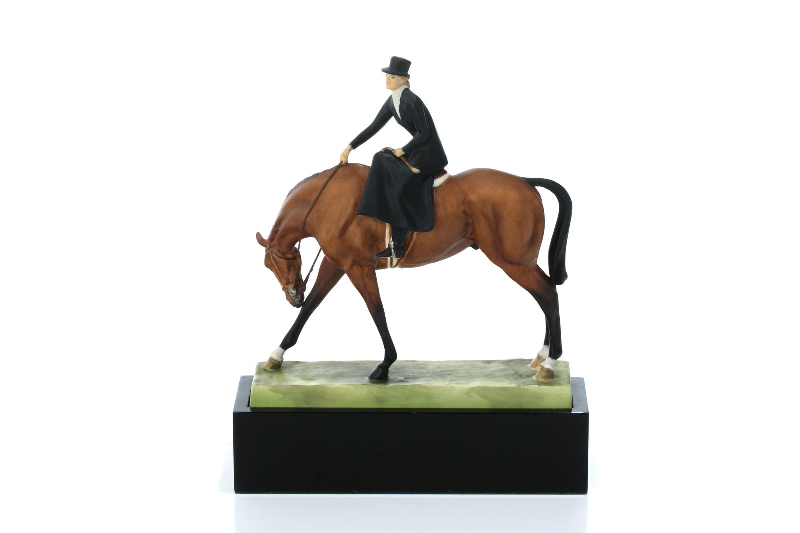 ROYAL WORCESTER PORCELAIN EQUESTRIAN FIGURE (1 of 3)
