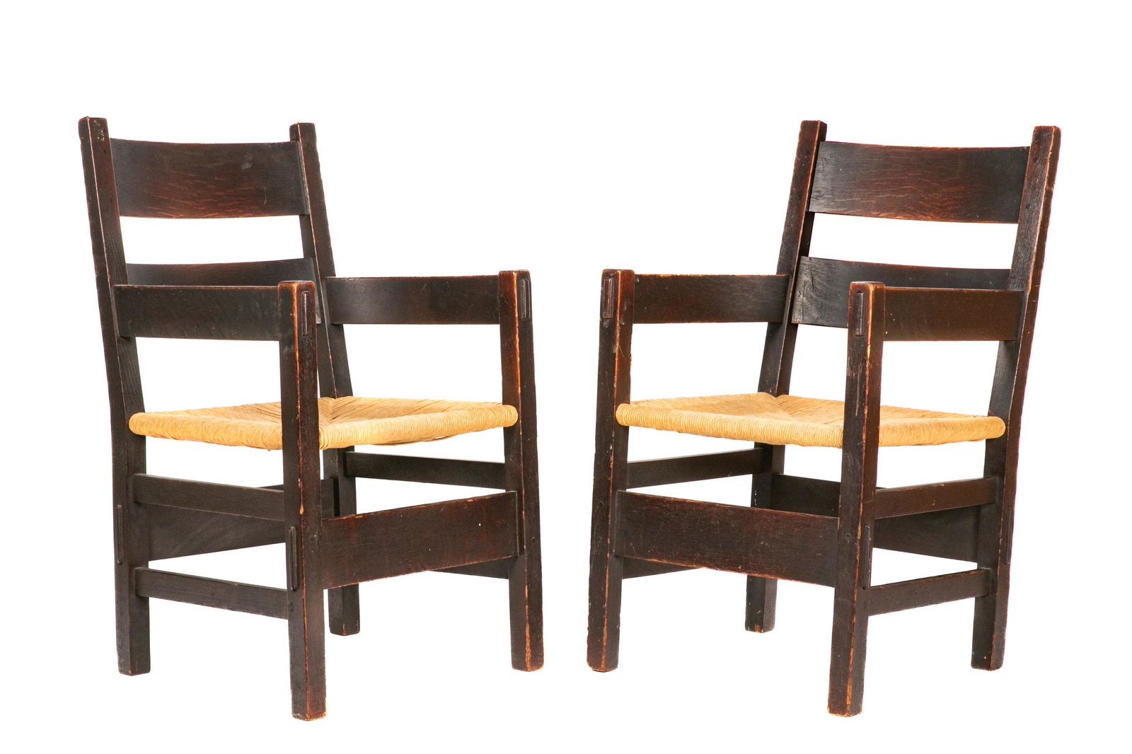 PAIR OF GUSTAV STICKLEY THORNDEN ARMCHAIRS (1 of 4)