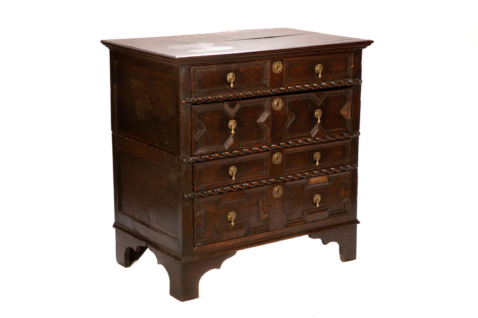 WILLIAM & MARY ENGLISH OAK CHEST (1 of 5)