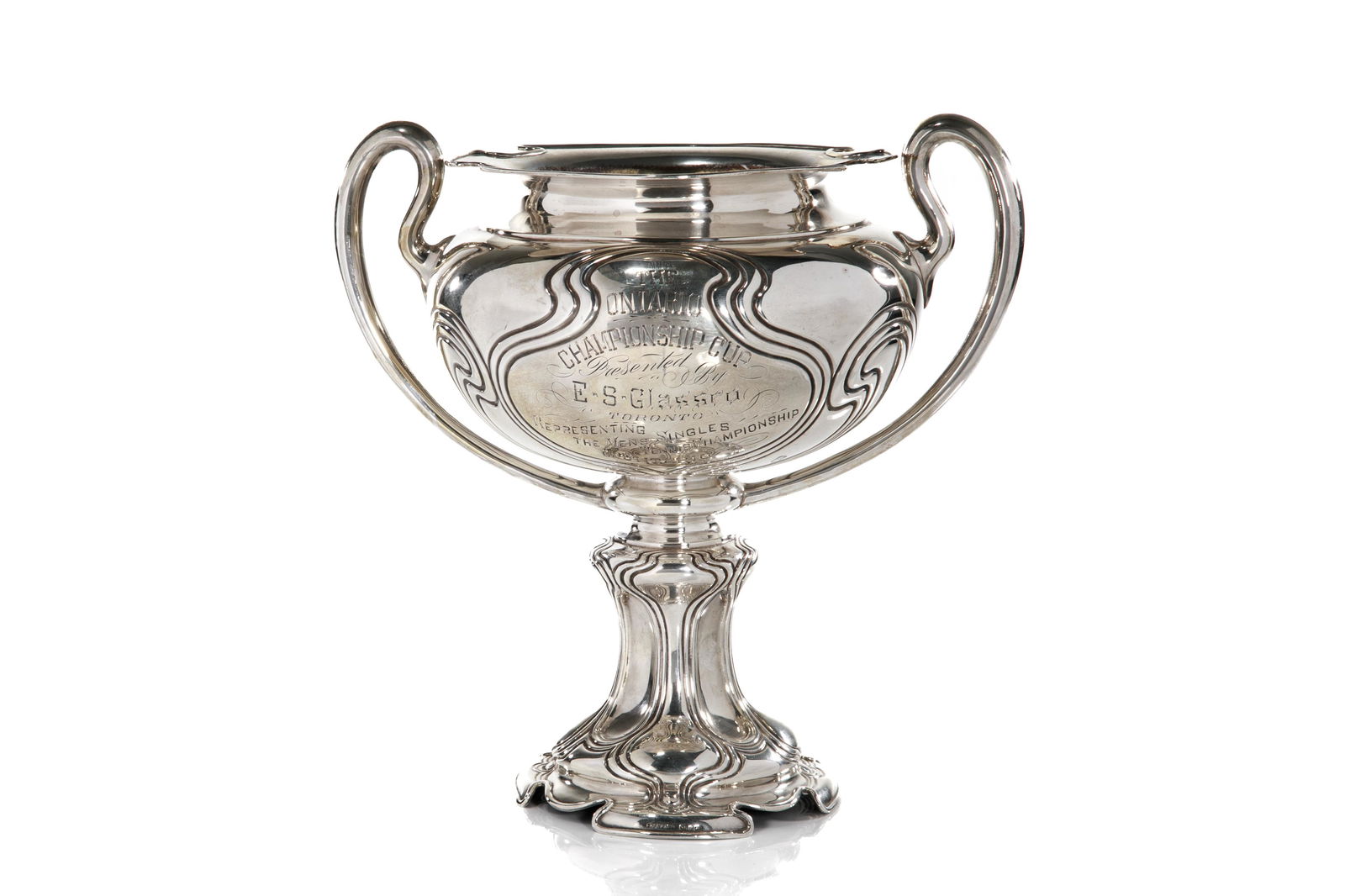 SILVER ART NOUVEAU DESIGN PRESENTATION CUP (1 of 2)