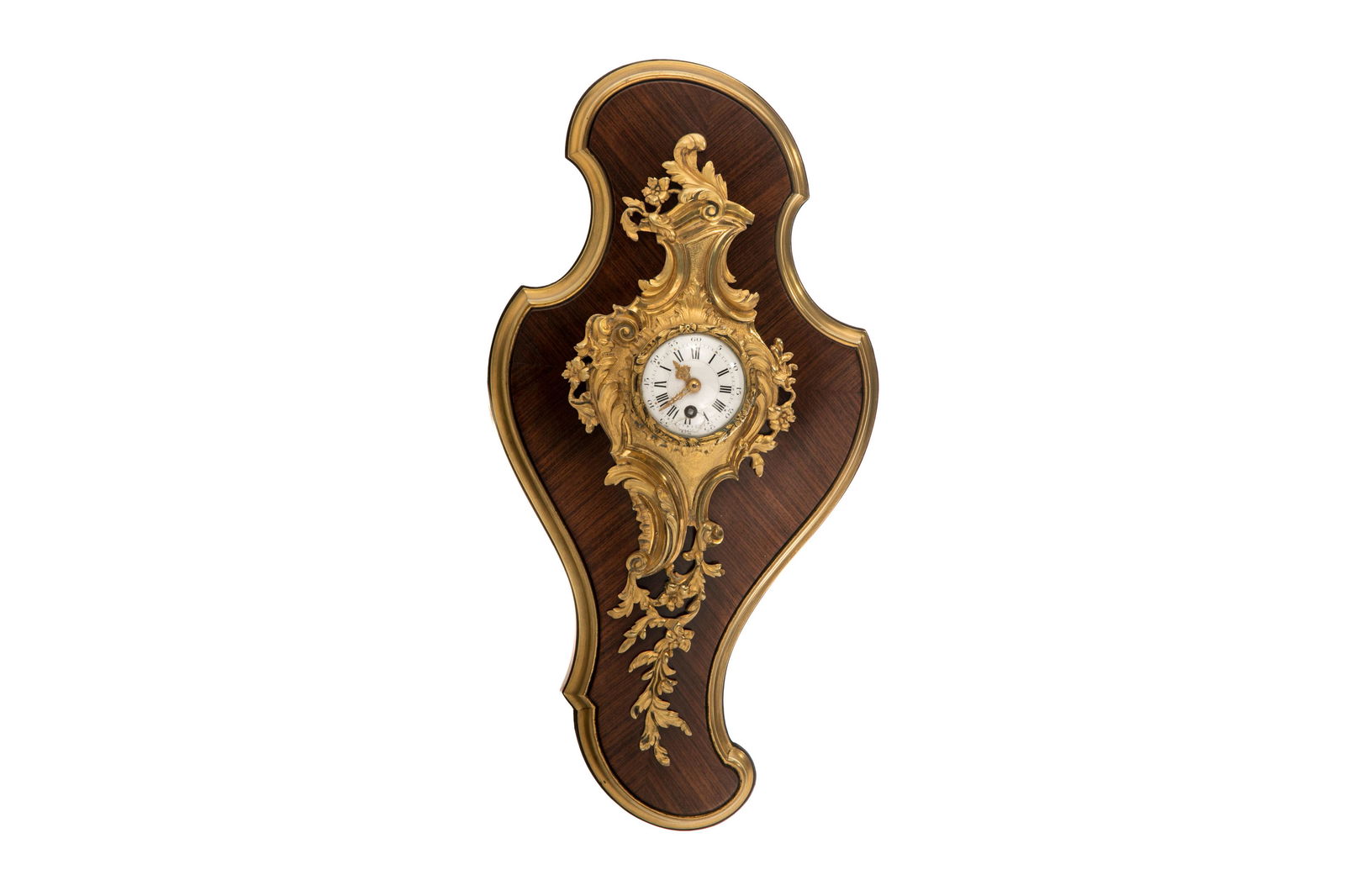 FRENCH ORMOLU MOUNTED CARTEL CLOCK (1 of 2)