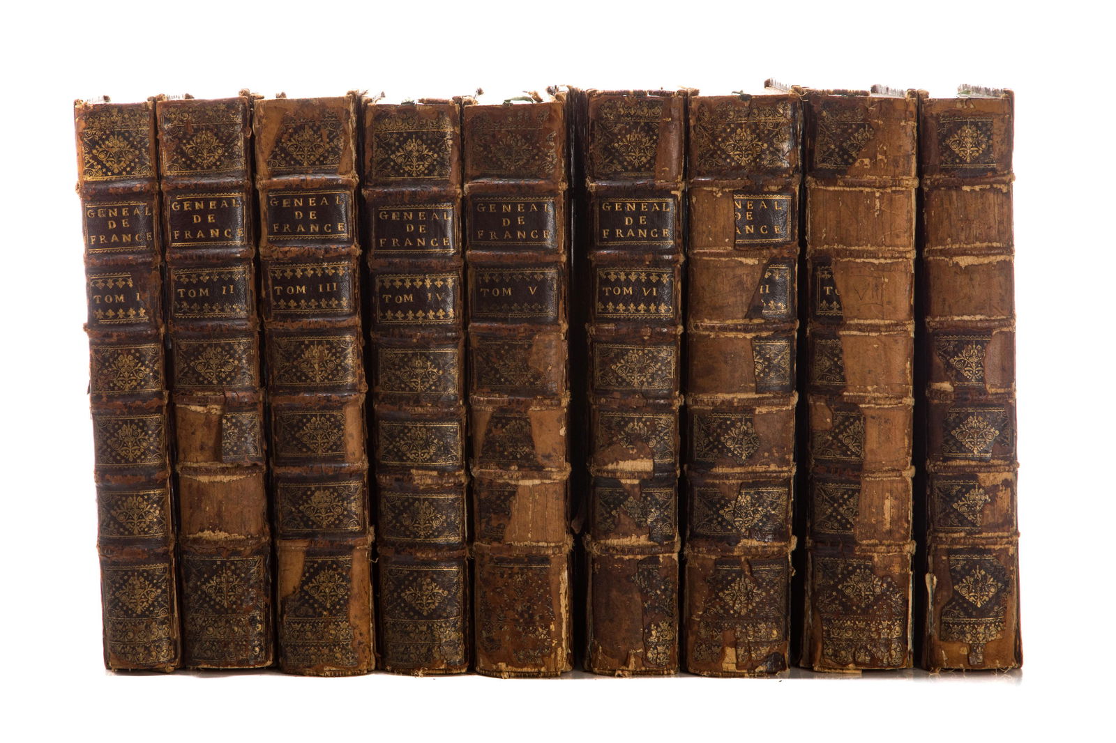 P. ANSELME. HISTOIRE GENEALOGIQUE (9 VOLS) (1 of 4)