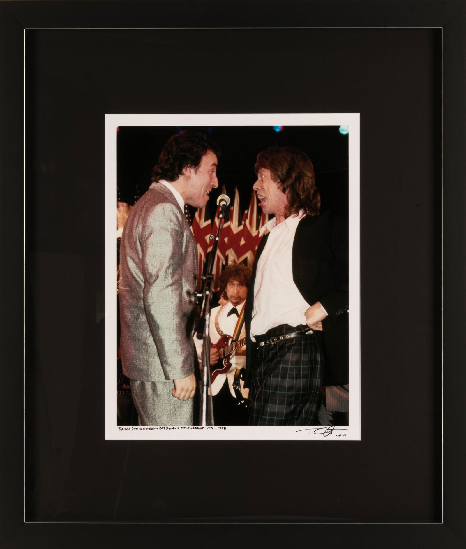 BRUCE SPRINGSTEEN, BOB DYLAN, MICK JAGGER (1 of 2)