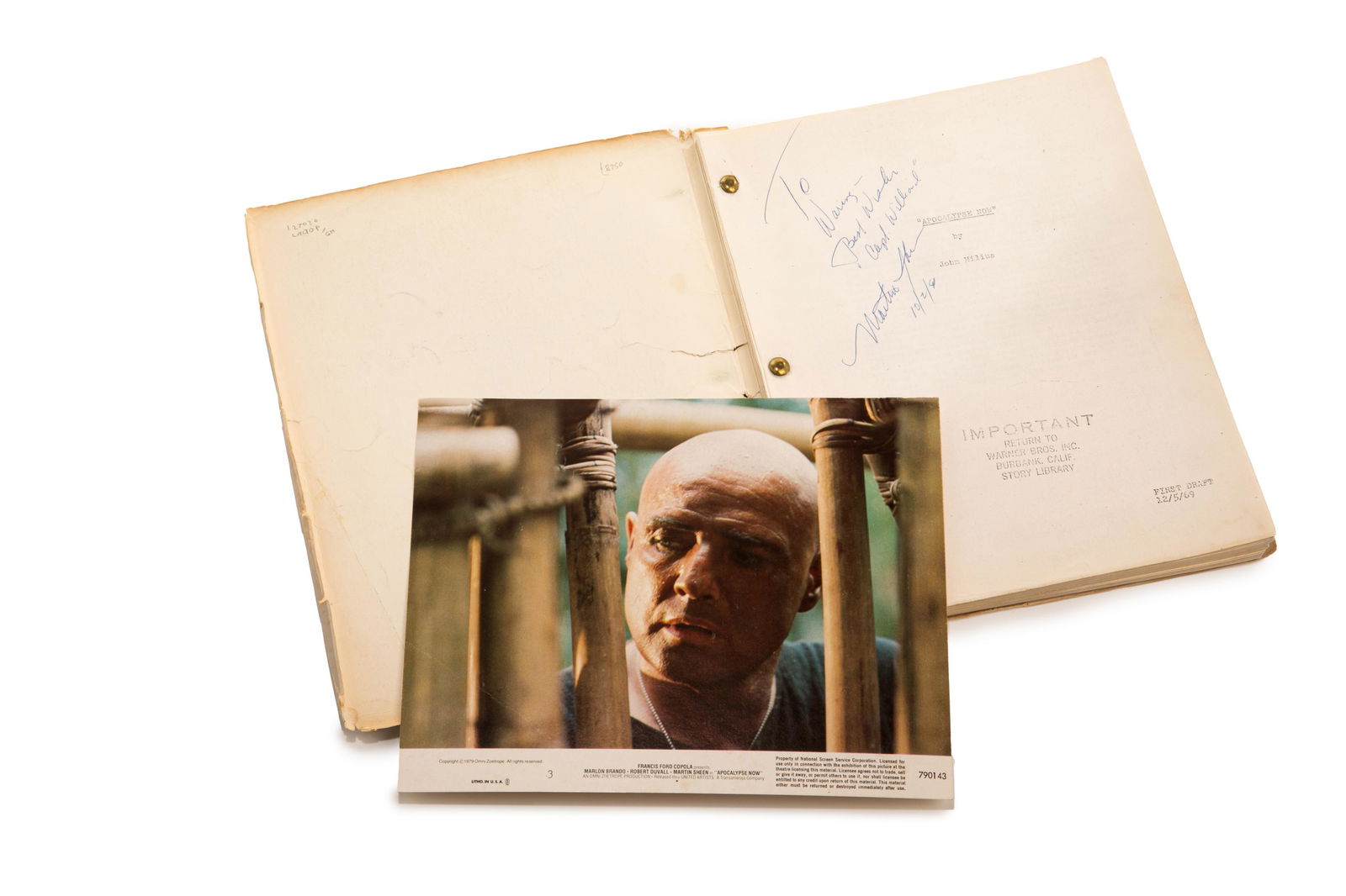 APOCALYPSE NOW! FIRST DRAFT SCREENPLAY (1 of 3)