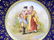 1210: PAIR OF HAND PAINTED PORCELAIN CABINET PLATES - 3