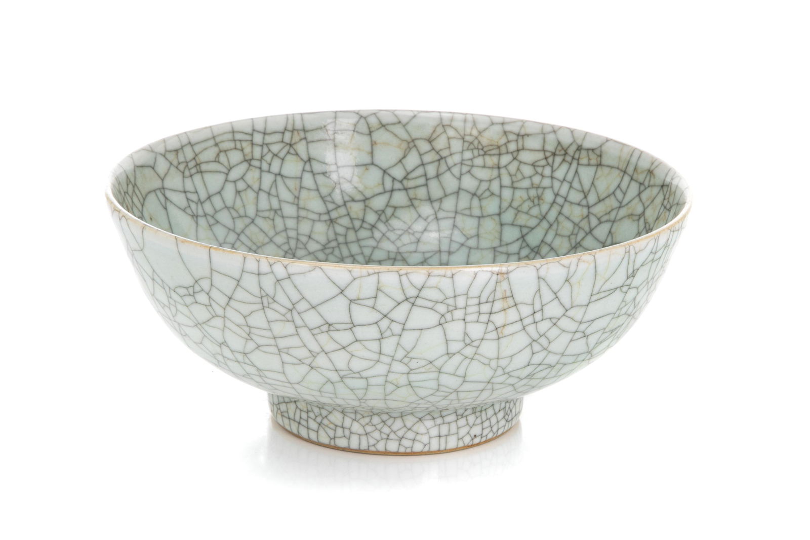 CHINESE CELADON CRACKLE WARE PORCELAIN BOWL (1 of 5)