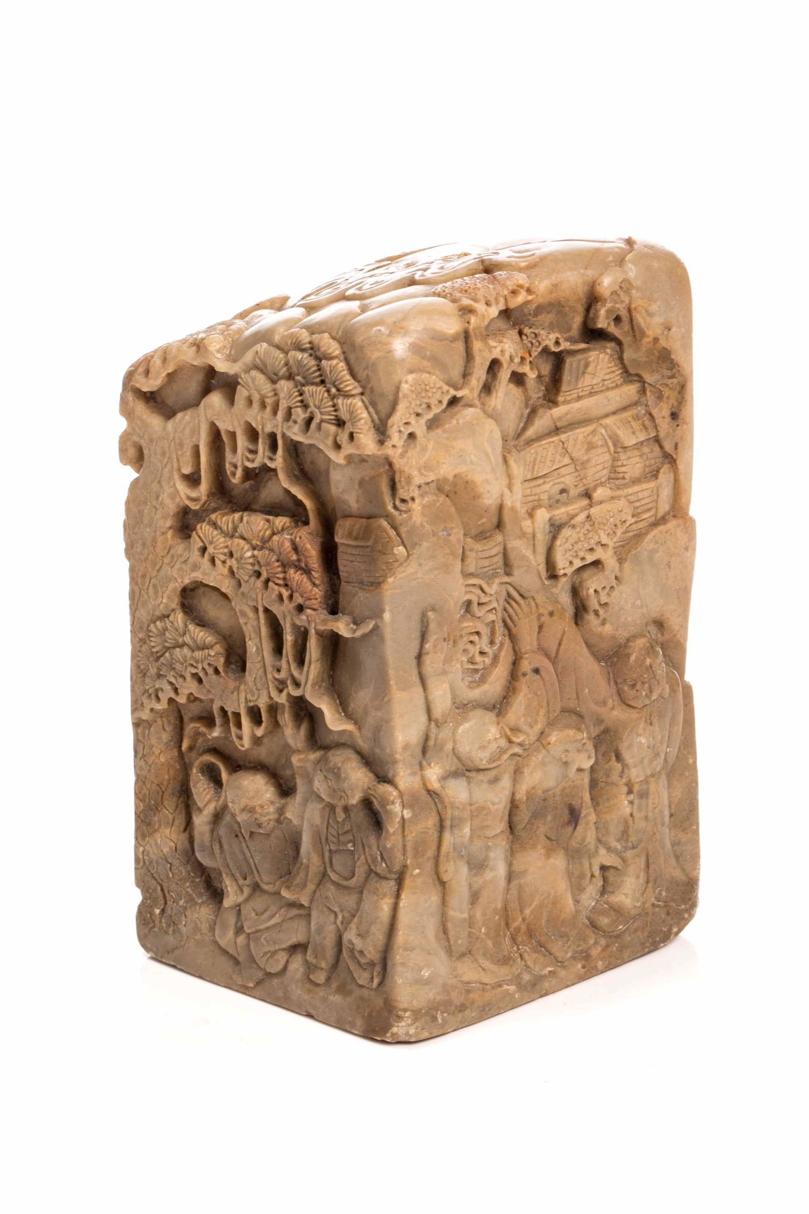 LARGE CHINESE SOAPSTONE SEAL (1 of 6)