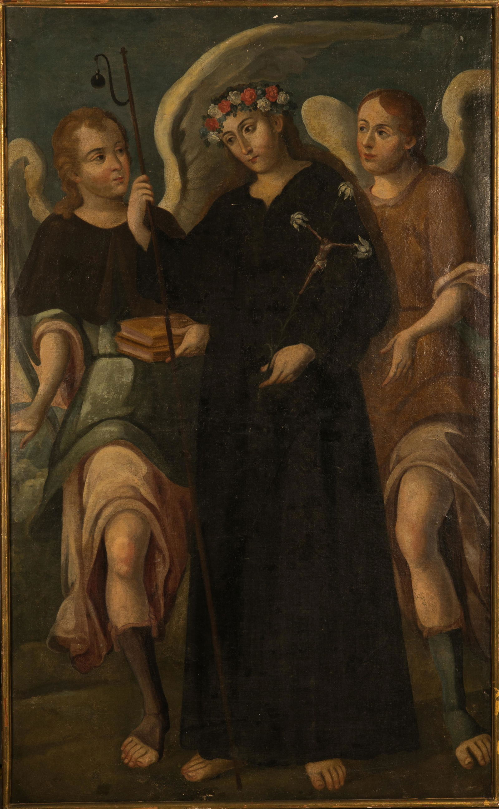 SPANISH COLONIAL SCHOOL PAINTING (ca. 18th/19th C) (1 of 4)