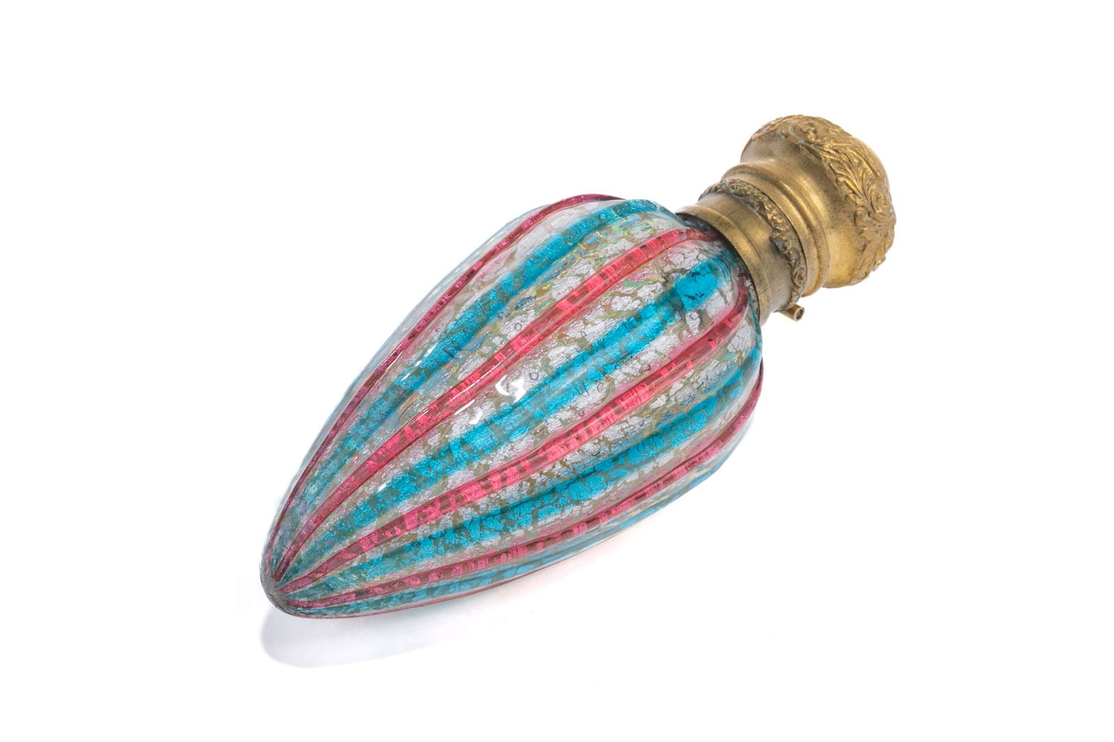 19th C ITALIAN MURANO GLASS LAYDOWN BOTTLE (1 of 3)