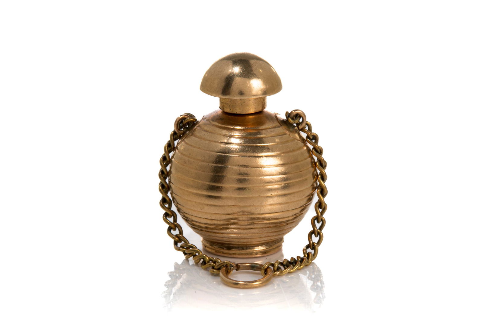 YELLOW GOLD MINIATURE SCENT BOTTLE (1 of 3)