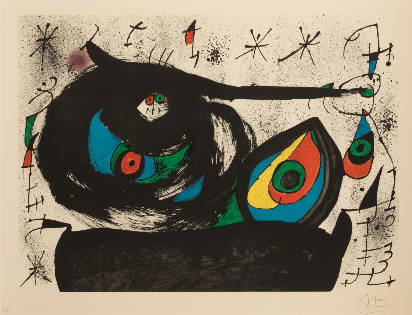 JOAN MIRO (Spanish, 1893Ã±1983) (1 of 5)