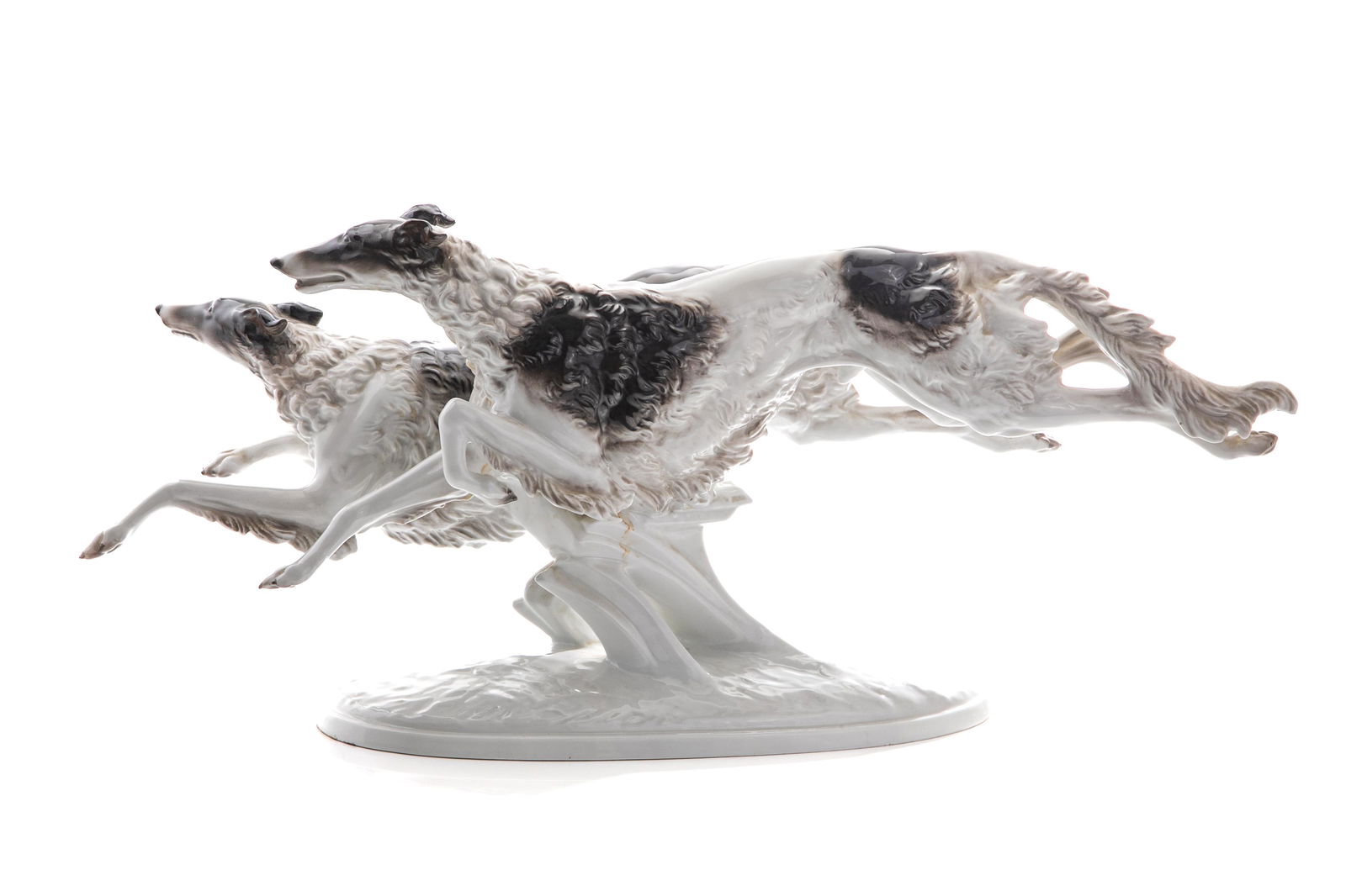 ROSENTHAL PORCELAIN FIGURAL GROUP OF DOGS (1 of 3)
