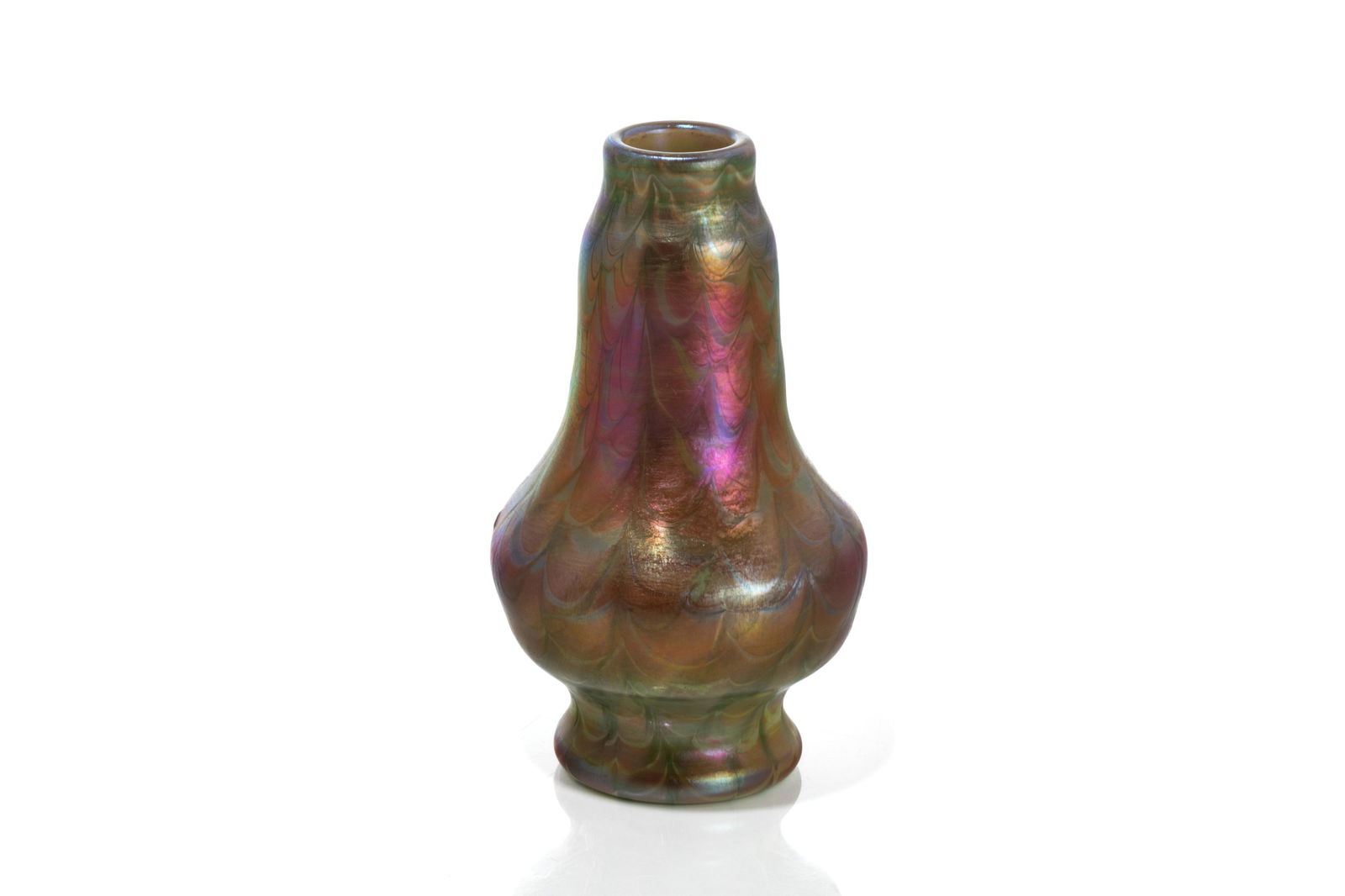 LOETZ AUSTRIAN IRIDESCENT GLASS VASE (1 of 3)