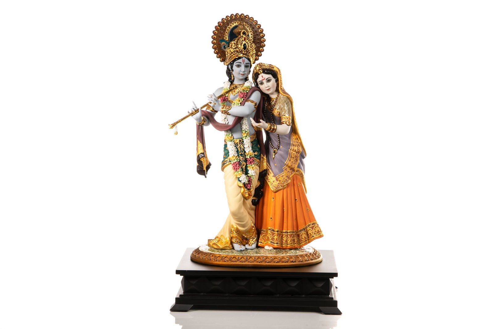 LLADRO PORCELAIN RADHA KRISHNA FIGURAL GROUP (1 of 3)