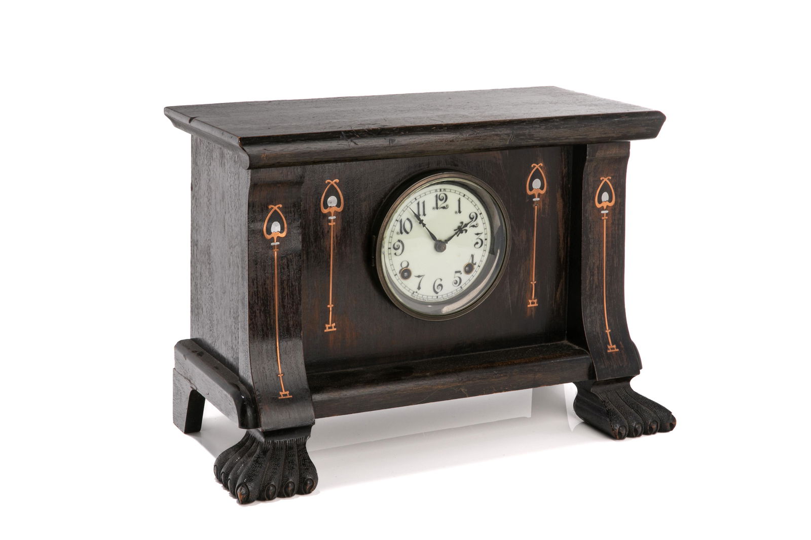 AMERICAN ART NOUVEAU INSPIRED MANTLE CLOCK (1 of 5)