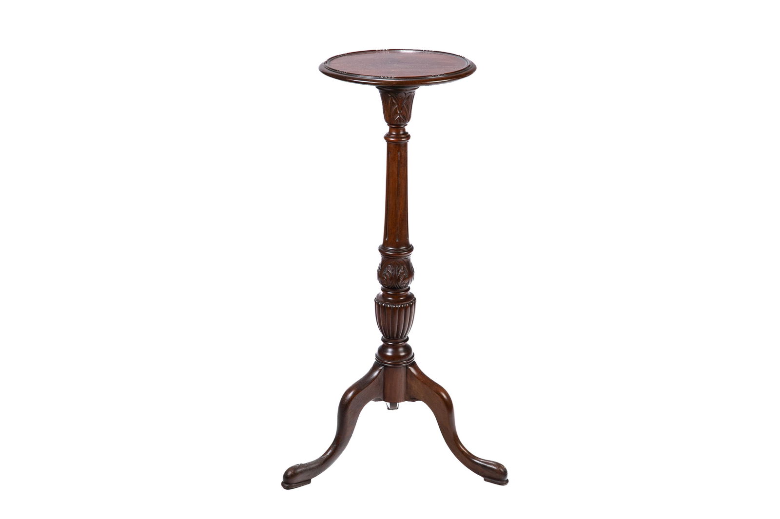 ENGLISH MAHOGANY CANDLE STAND (1 of 3)