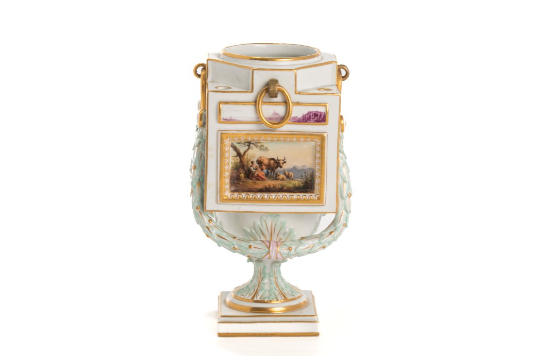 19th C MEISSEN PORCELAIN VASE (1 of 4)