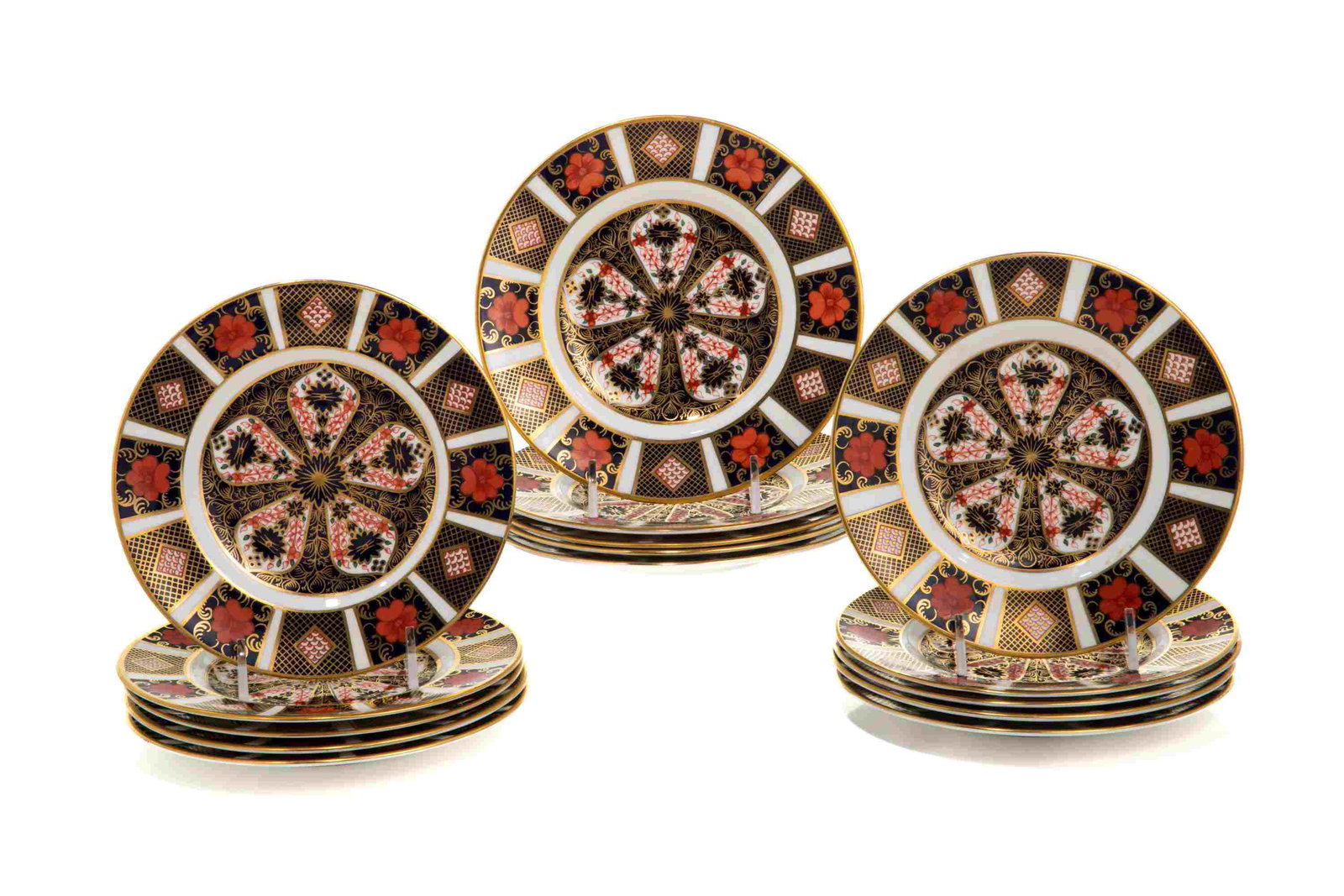 FIFTEEN RCD IMARI PORCELAIN BREAD & BUTTER PLATES (1 of 2)