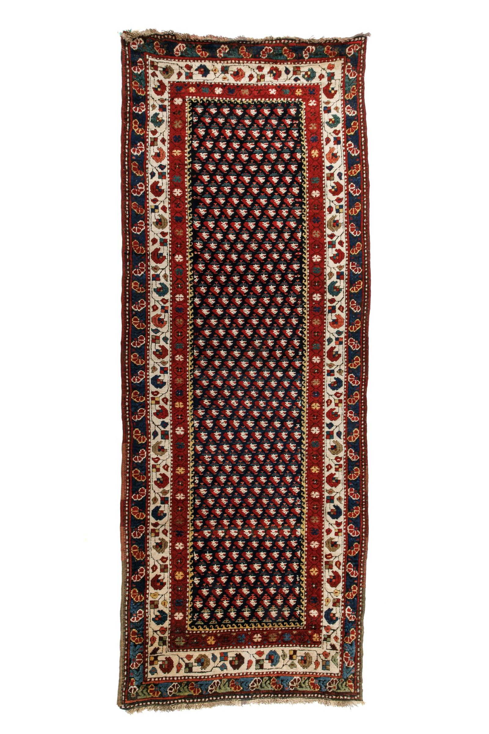 ANTIQUE CAUCASIAN LEMBALO KAZAK RUG (1 of 4)
