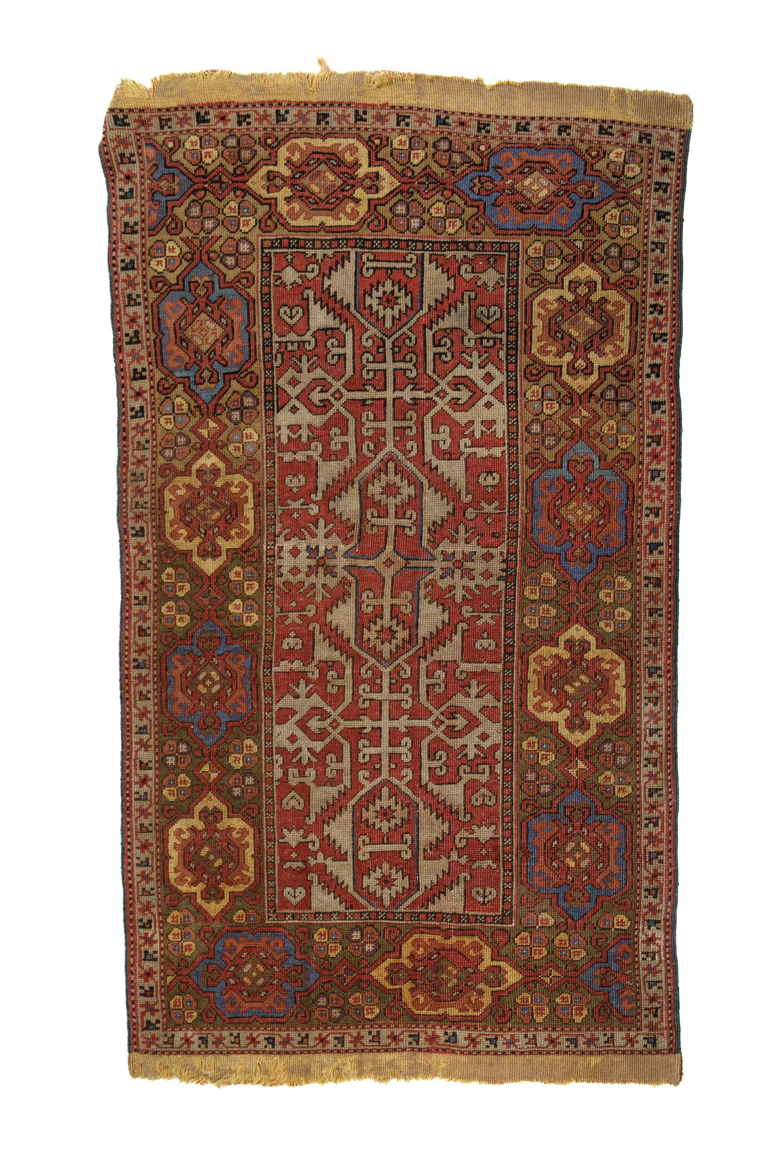 RARE ANTIQUE TURKISH USHAK LOTTO RUG (1 of 4)