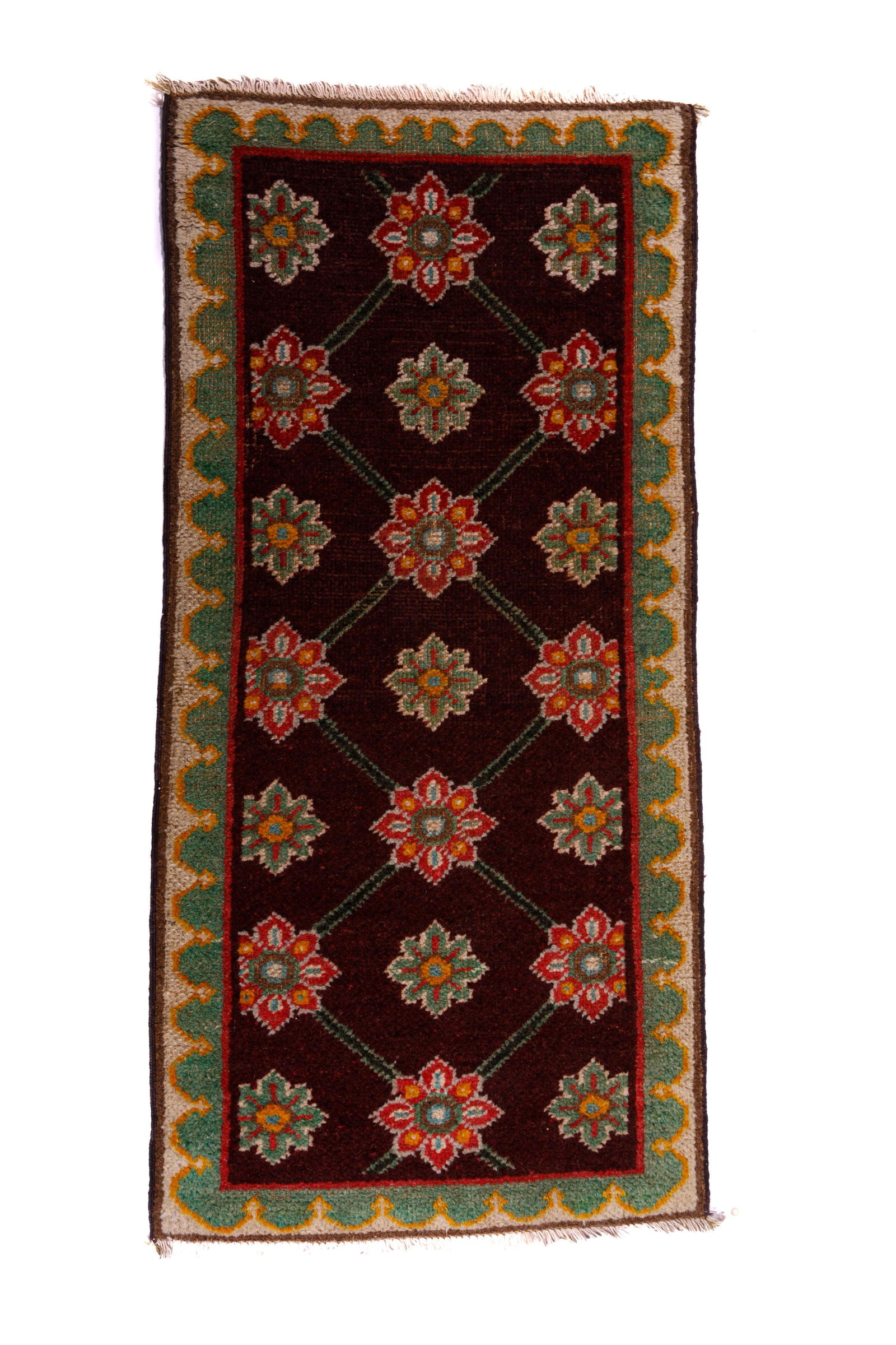 ANTIQUE EUROPEAN WOOL RUG (1 of 3)