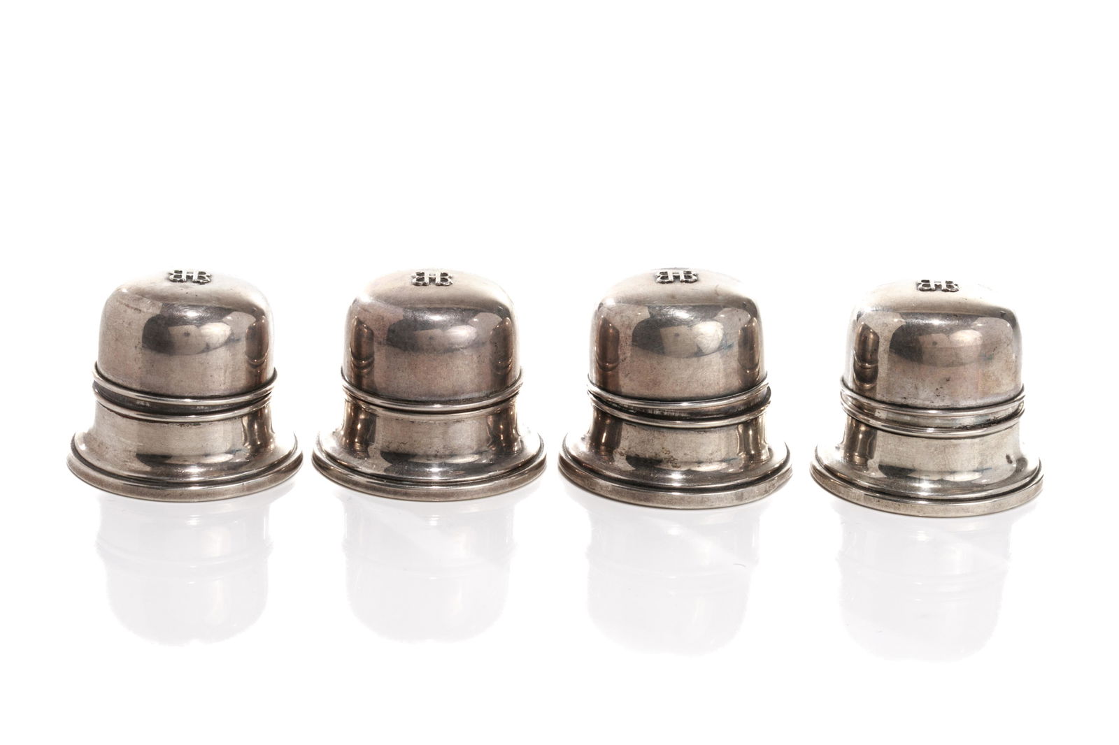 FOUR BIRKS SILVER RING BOXES (1 of 4)