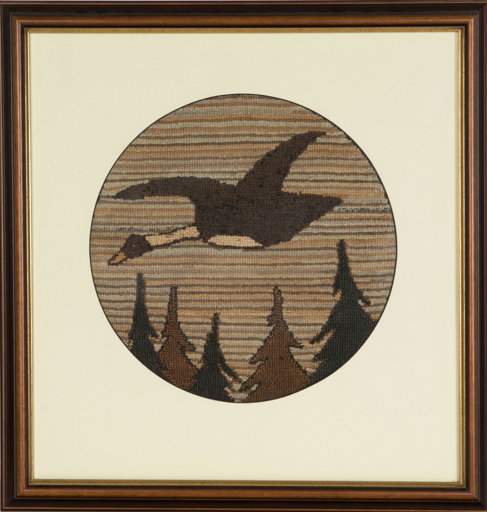 GRENFELL HOOKED RUG GOOSE (1 of 3)