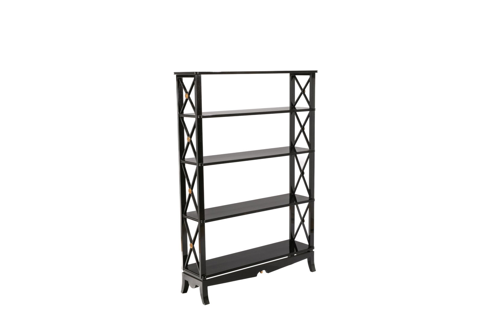 ART DECO FRENCH EBONIZED ETAGERE (1 of 5)