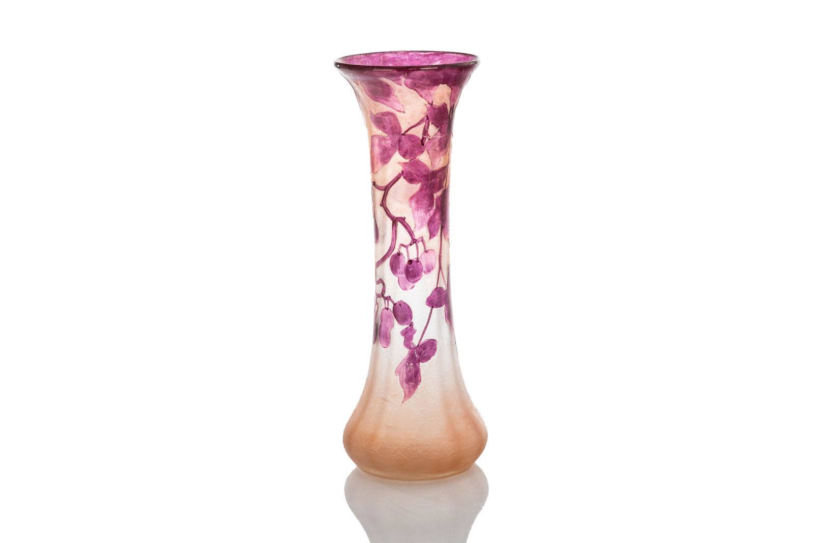FRENCH LEGRAS CAMEO GLASS VASE (1 of 4)