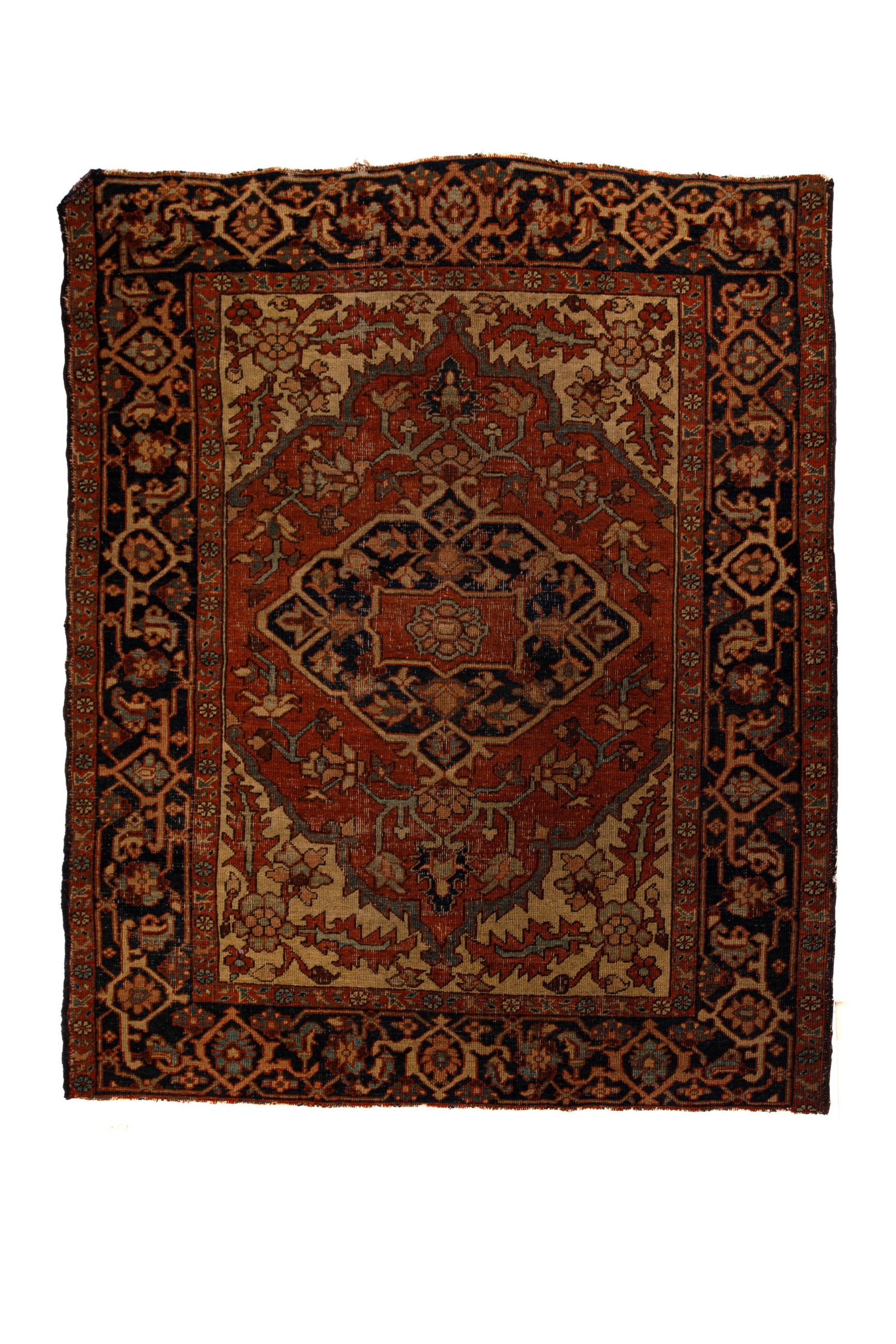 ANTIQUE PERSIAN HERIZ RUG (1 of 2)