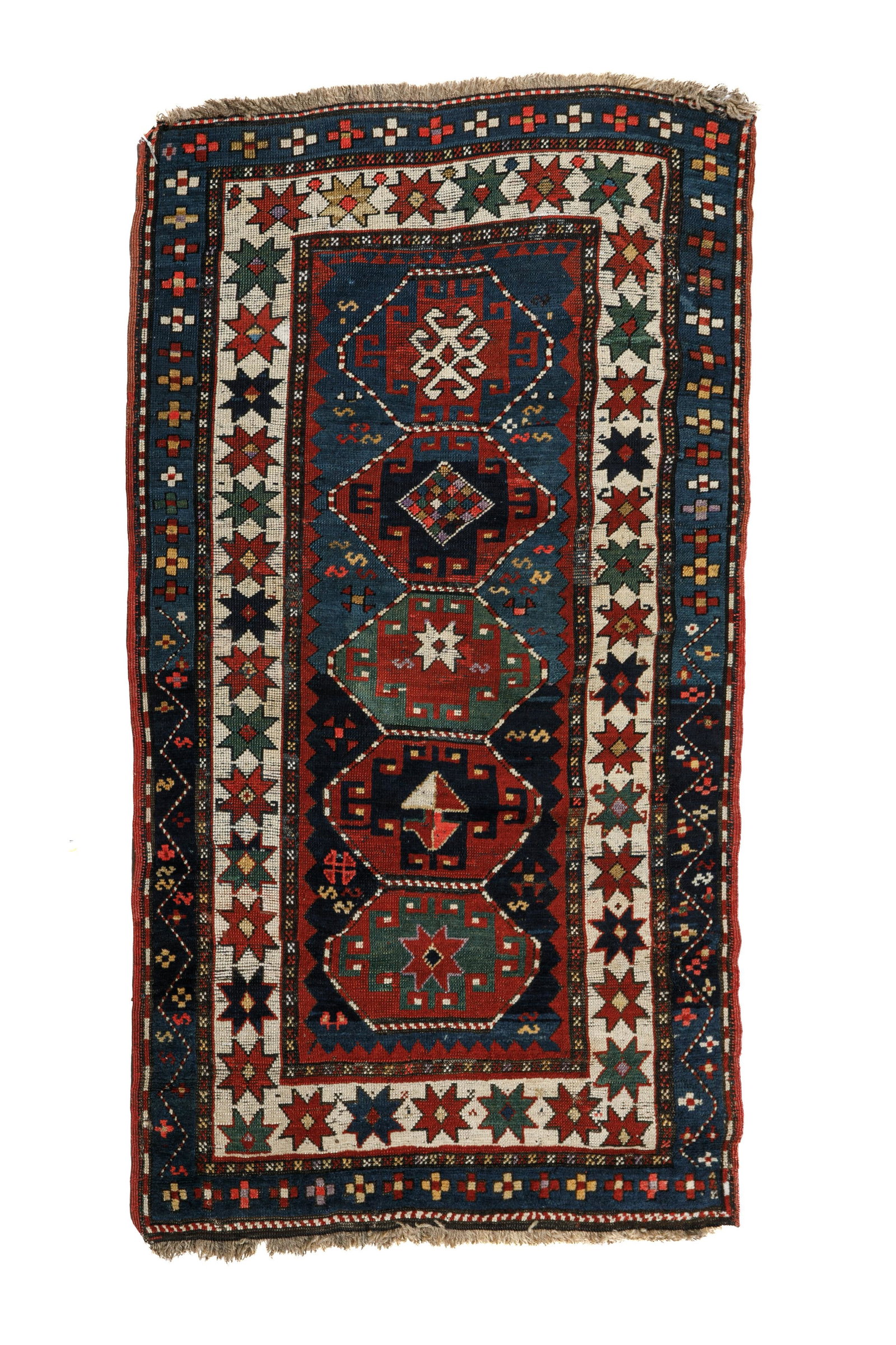 ANTIQUE CAUCASIAN MOGHAN KAZAK RUG (1 of 4)