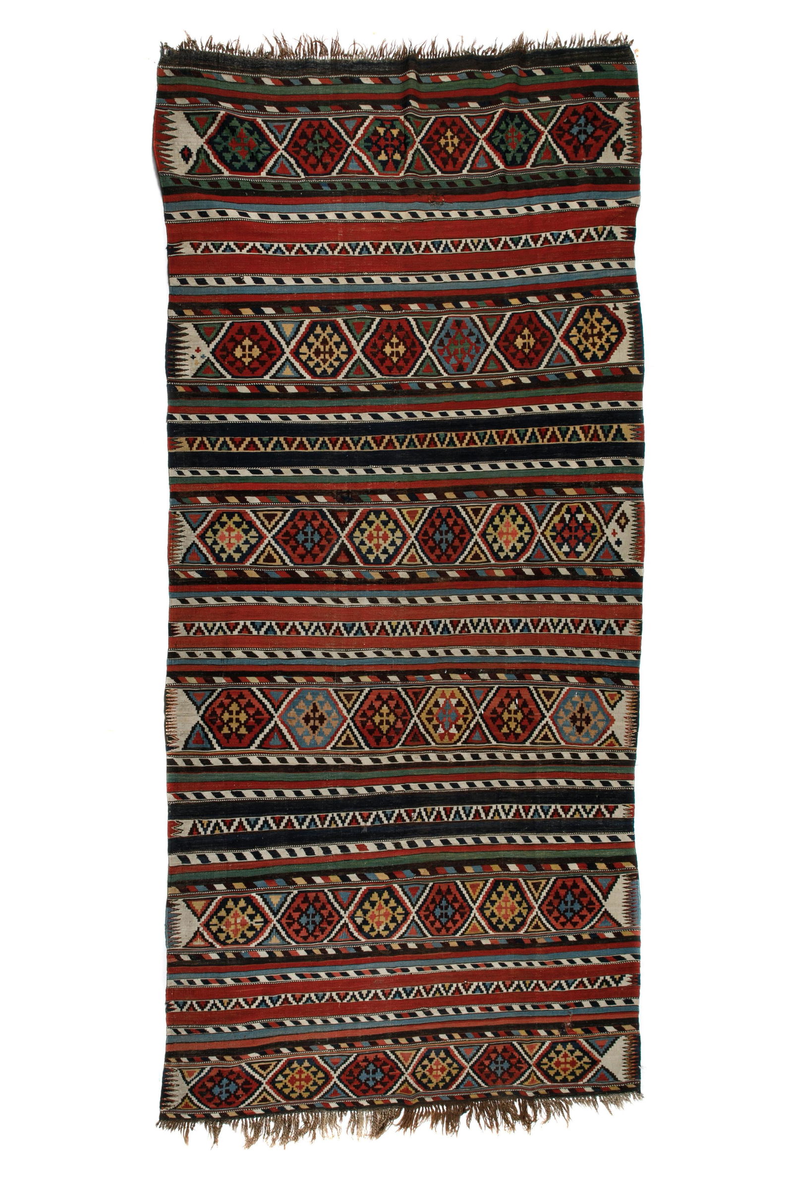 ANTIQUE SHIRVAN KILIM RUNNER (1 of 4)