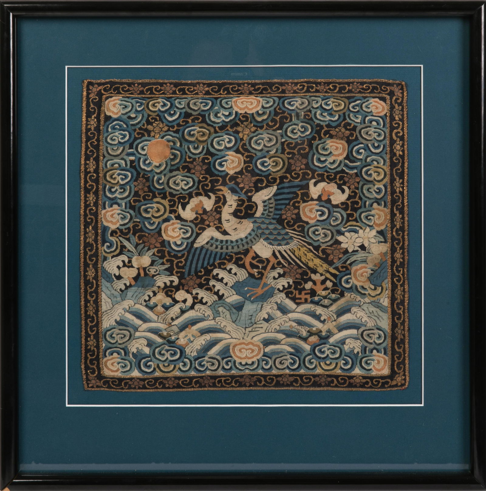 CHINESE FRONT CIVIL RANK BADGE OF GOLDEN PHEASANT (1 of 4)