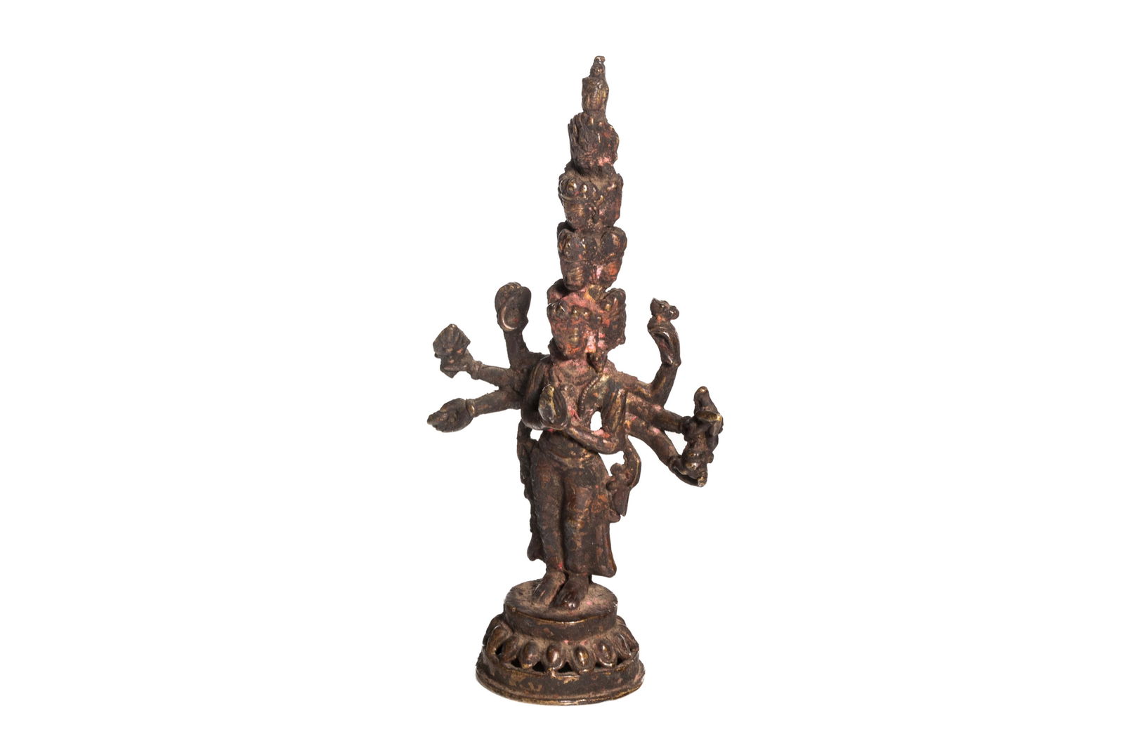 A 18th C NEPAL BRONZE AVALOKITESHVARA (1 of 5)