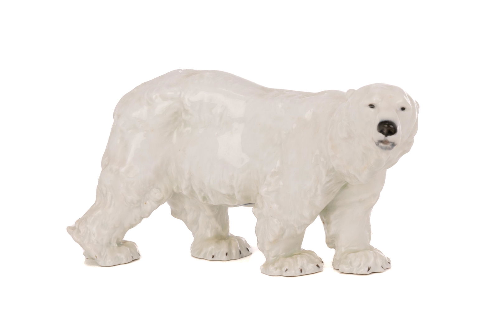 MEISSEN PORCELAIN POLAR BEAR FIGURE (1 of 4)